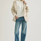Free People: Celeste 1/4 Zip in Clean Ivory