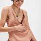 Free People : Bryson Henley Tank in Tawny Burch