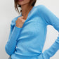 Free People: Easy Does It Tee in Azure Blue