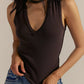 Free People: Neria Tank in Dark Espresso