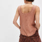 Free People : Bryson Henley Tank in Tawny Burch