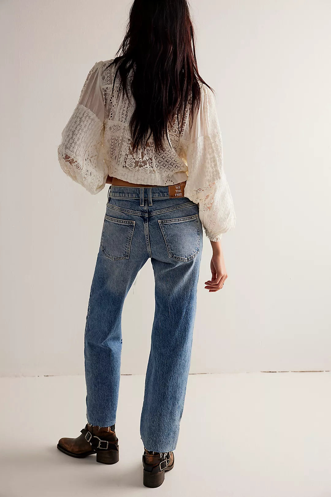 Free People: Risk Taker High Rise Straight in Mantra