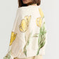 Free People: Gaia Sweatshirt in Tulip Yellow Combo
