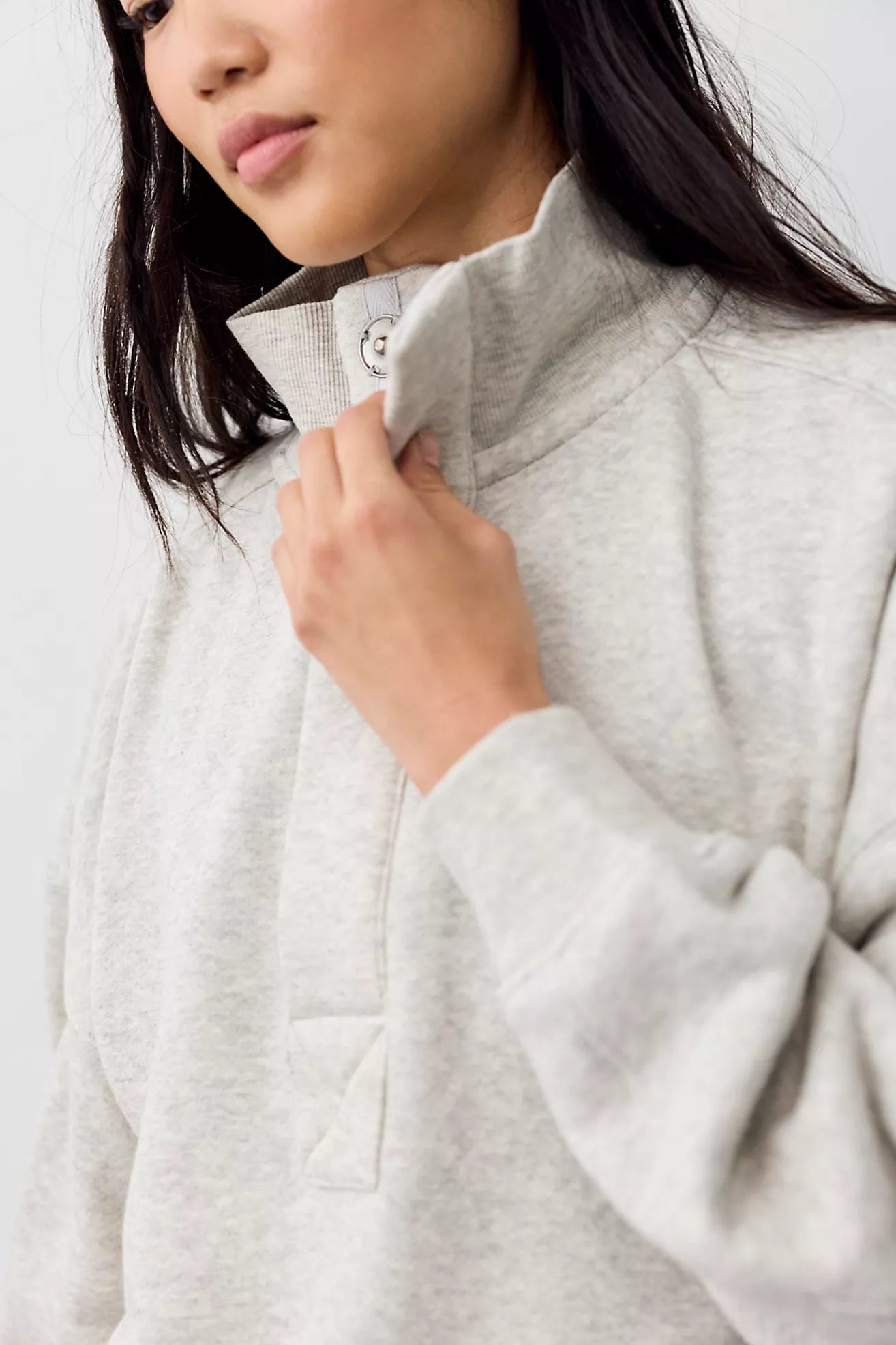 Free People: Timeless Pullover in Heather Grey