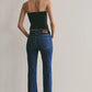 Free People: Double Knot High Rise Straight Jean
