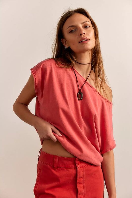 Free People : Peggy Tee in Sour Sweet