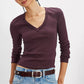 Free People : Neria Long Sleeve in Vintage Grape