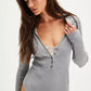 Free People: Ready For It Bodysuit in Heather Grey