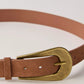Free People: Cannon Suede Belt in Cognac