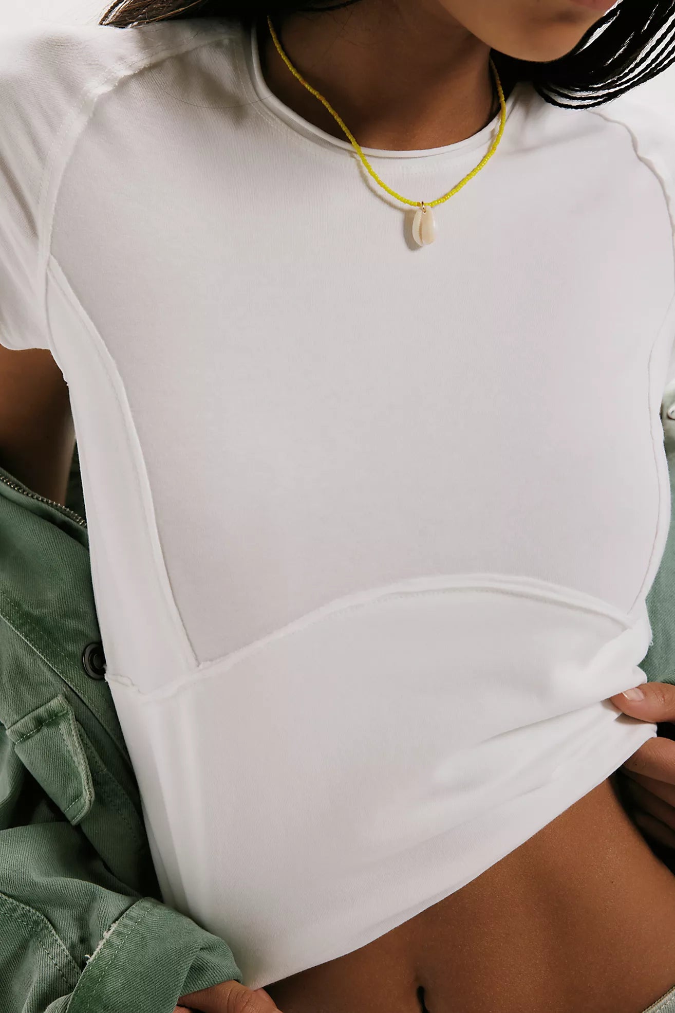 Free People: Protagonist Tee in White