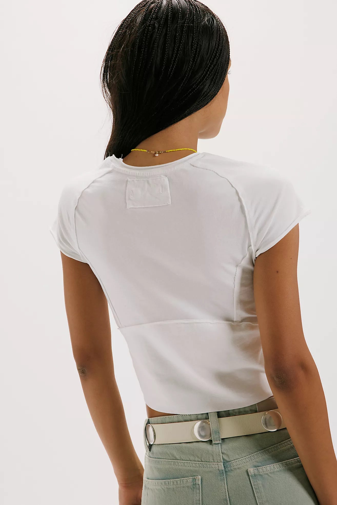 Free People: Protagonist Tee in White