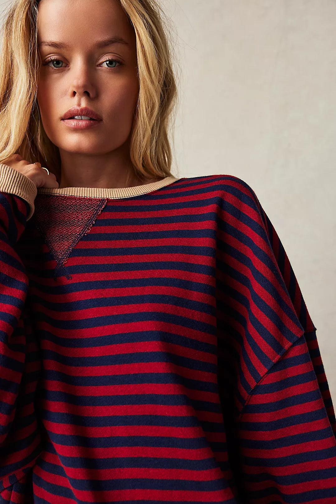 Free People: Classic Crew in Nautical Combo