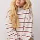 Free People: Palm Springs Pullover in Washed Blue Stripe