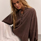 Free People: Celeste 1/4 Zip in Mochachinno