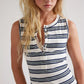 Free People: Jamie Henley Tank in White Combo