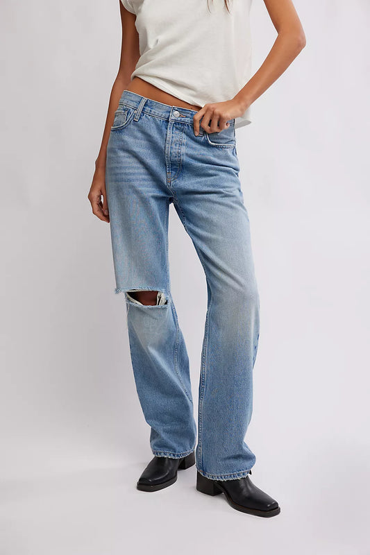 Free People: Holly Bootcut Jean in Cambridge