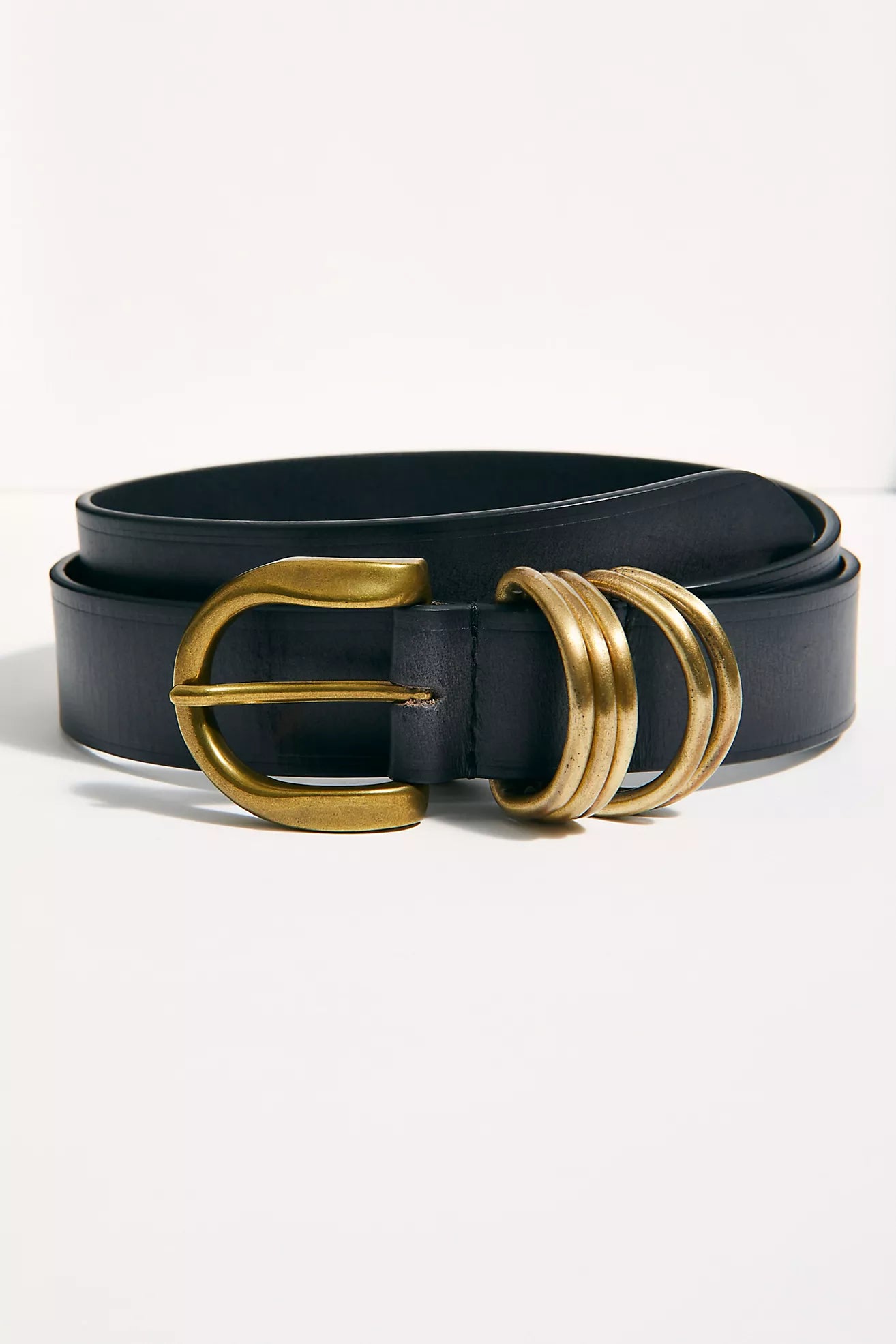 Free People: Rori Belt in Black Leather