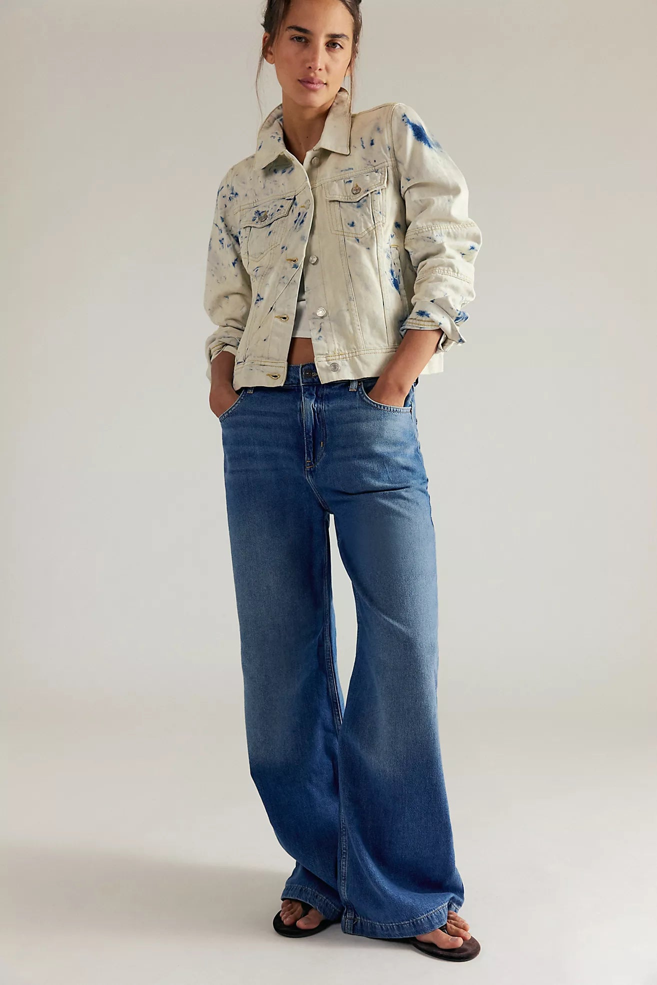 Free People: Stride Jeans in Walk Away Blue