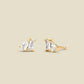 gold diamond studs