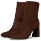 chocolate brown suede boots