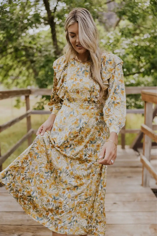 Vintage Floral Dress